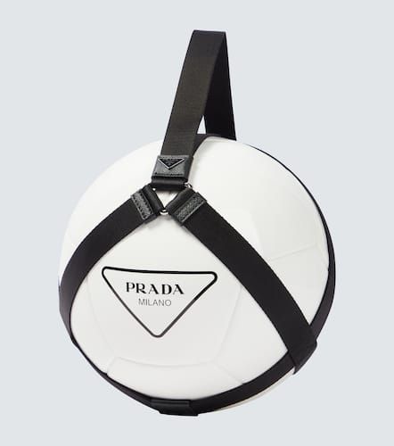 Logo rubber soccer ball with carrier - Prada - Modalova