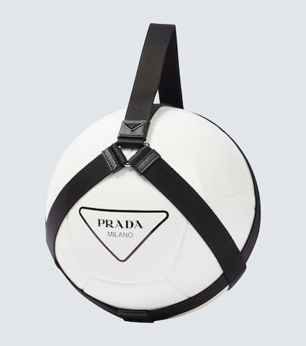 Palla da calcio in gomma con custodia - Prada - Modalova