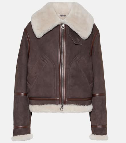 Shearling-trimmed suede jacket - Loro Piana - Modalova