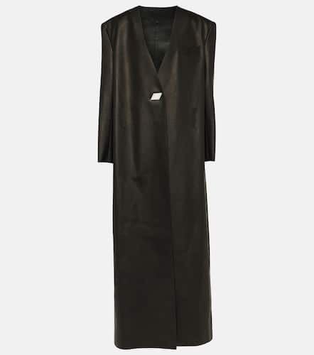 The Attico Leather maxi coat - The Attico - Modalova