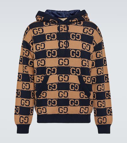 Gucci GG jacquard cotton hoodie - Gucci - Modalova