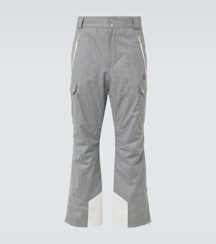 Chalk stripe wool flannel ski pants - Brunello Cucinelli - Modalova