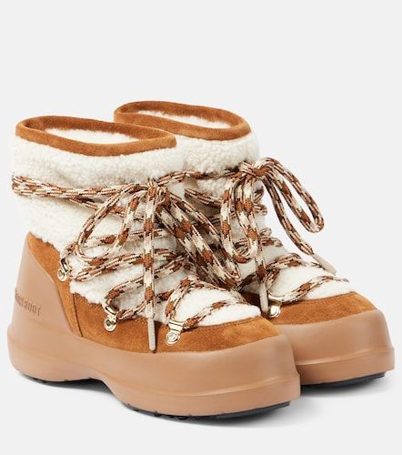 Stivaletti da neve Luna Low in shearling - Moon Boot - Modalova