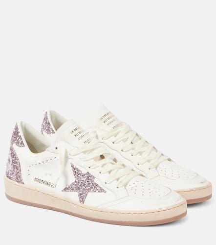 Ball Star glitter leather sneakers - Golden Goose - Modalova