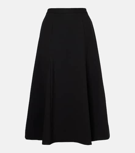 High-rise wool-blend midi skirt - Carolina Herrera - Modalova