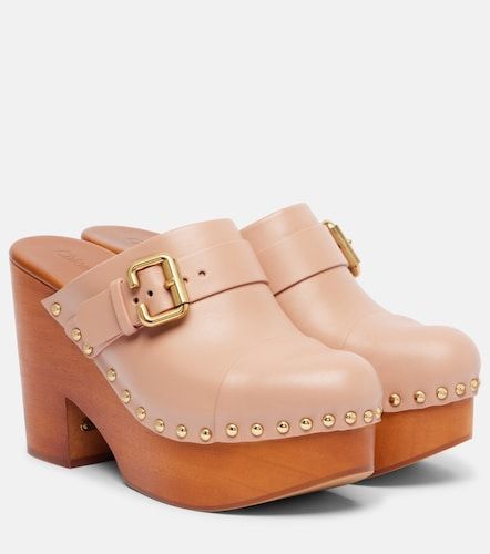 Chloé Mules Jeannette 80 in pelle con borchie - Chloe - Modalova
