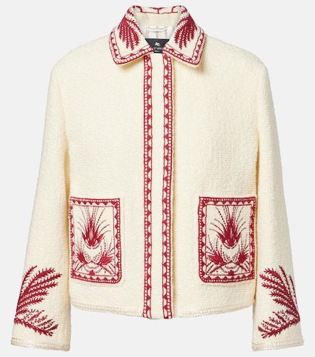 Etro Embroidered wool boucle jacket - Etro - Modalova