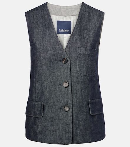 S Max Mara Chaleco de denim - 'S Max Mara - Modalova