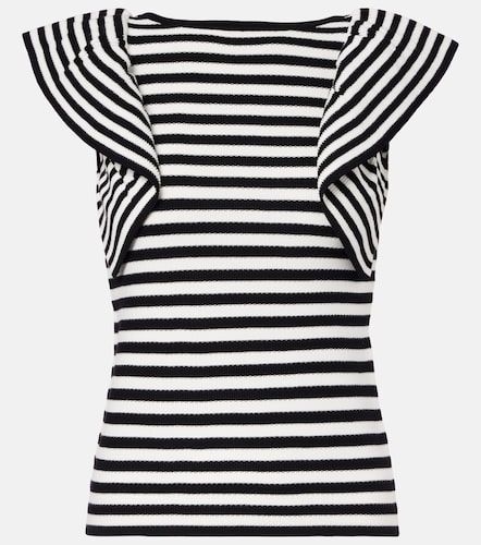 Max Mara Vieste ruffled striped top - Max Mara - Modalova