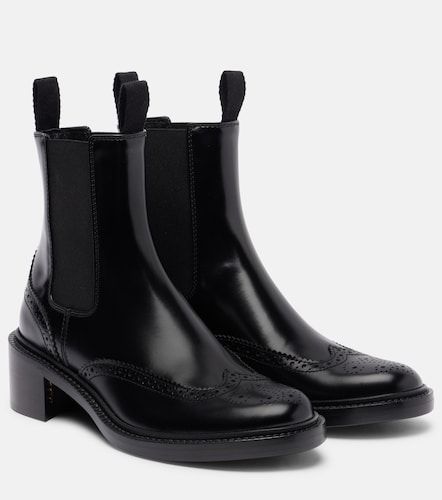 Vincent 50 leather ankle boots - Saint Laurent - Modalova