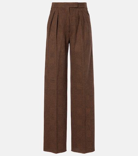 S MAX MARA MIDNIGHT WOOL NICHOLS PALAZZO PANT Max Mara Wool