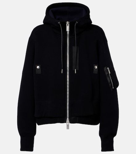 Sudadera con capucha en mezcla de algodón - Sacai - Modalova