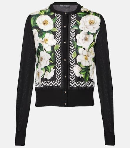 Dolce&Gabbana Floral silk cardigan - Dolce&Gabbana - Modalova