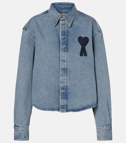 Ami de CÅur cropped denim shirt - Ami Paris - Modalova