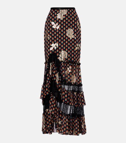 Etro Printed silk-blend maxi skirt - Etro - Modalova