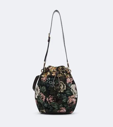 Borsa a secchiello Medium in velluto - Dries Van Noten - Modalova