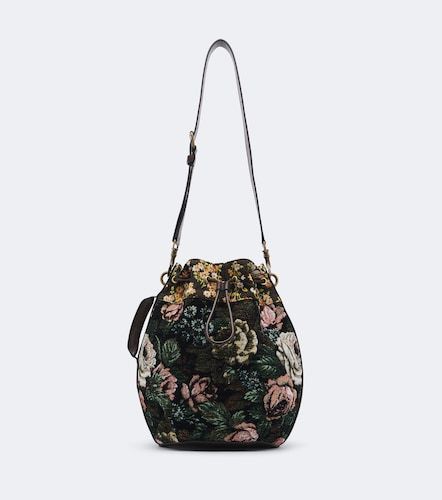 Medium floral bucket bag - Dries Van Noten - Modalova