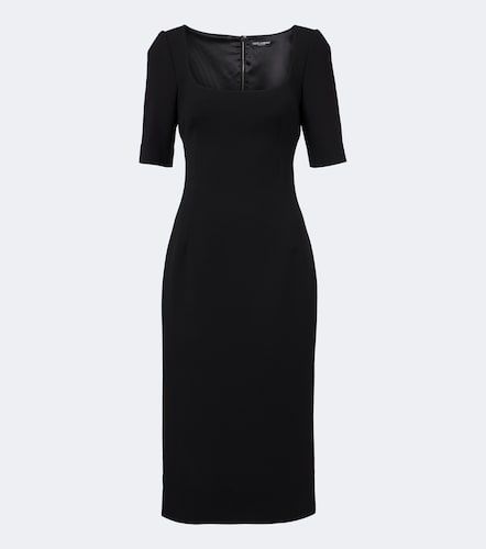 Midikleid aus Schurwoll-Crêpe - Dolce&Gabbana - Modalova