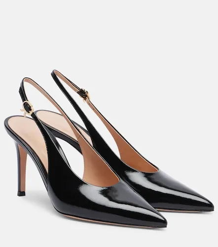Robbie 85 leather slingback pumps - Gianvito Rossi - Modalova