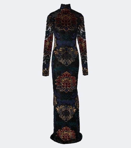 Etro Bestickte Robe aus Samt - Etro - Modalova