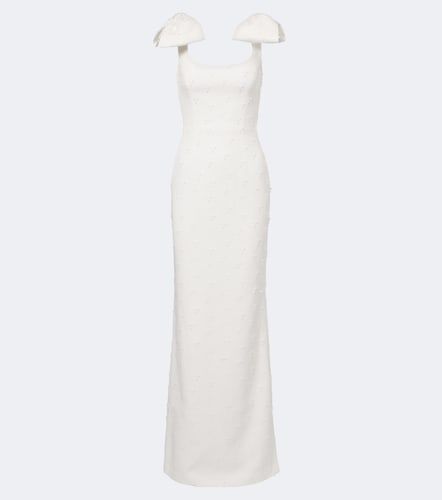 Bestickte Robe Mariee aus Crêpe - Rebecca Vallance - Modalova
