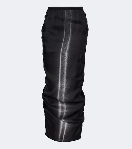 Gonna lunga Soft Pillar con stampa - Rick Owens - Modalova