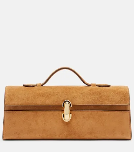 Symmetry Slim suede top-handle bag - Savette - Modalova