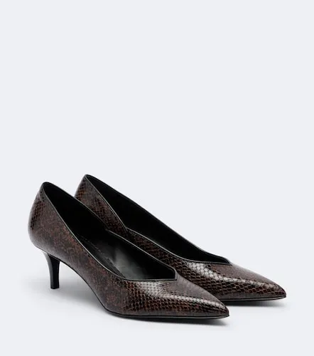 Pamely snake-effect leather pumps - Isabel Marant - Modalova