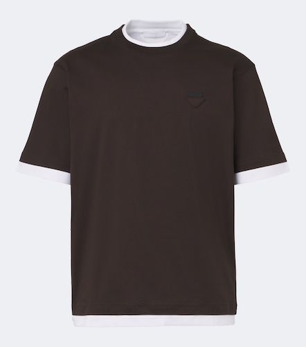 Prada T-shirt in jersey di cotone - Prada - Modalova