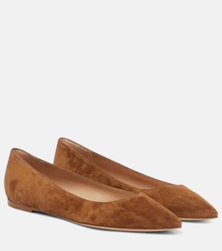 Gianvito suede ballet flats - Gianvito Rossi - Modalova