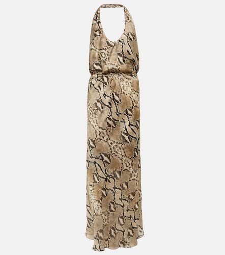 Abby snake-print silk midi dress - Petar Petrov - Modalova