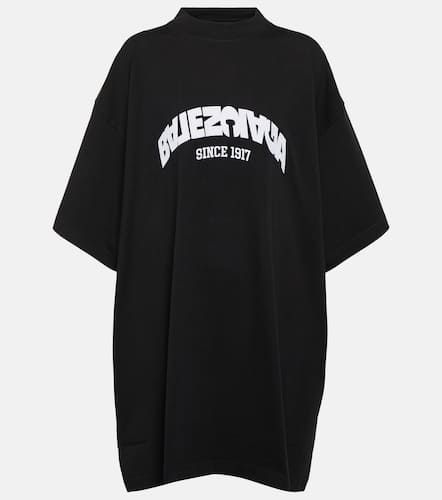 Camiseta oversized de algodón con logo - Balenciaga - Modalova