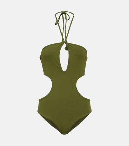 Halterneck cutout swimsuit - Johanna Ortiz - Modalova