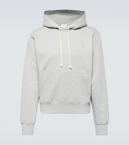 Cassandre cotton fleece hoodie - Saint Laurent - Modalova