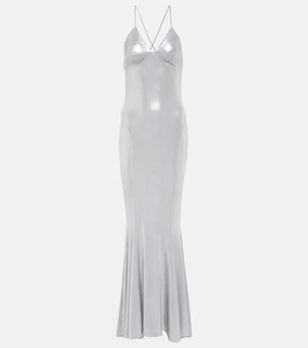 Metallic jersey lamÃ© gown - Norma Kamali - Modalova