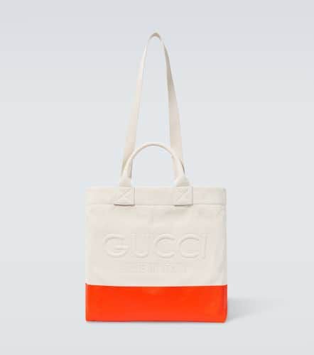 Gucci Logo embossed canvas tote bag - Gucci - Modalova