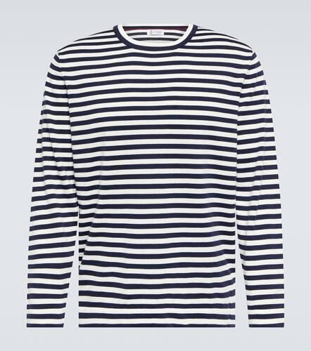 Striped cotton sweater - Brunello Cucinelli - Modalova