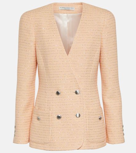 Alessandra Rich Jacke aus Bouclé - Alessandra Rich - Modalova