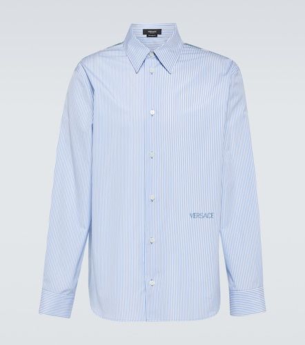 Versace Camicia in cotone a righe - Versace - Modalova