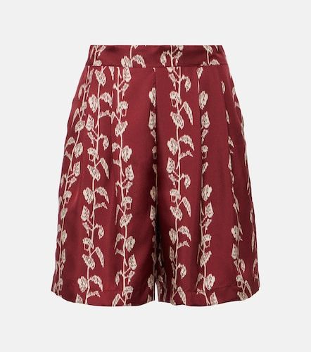 Bermuda Carros in twill di seta - Asceno - Modalova