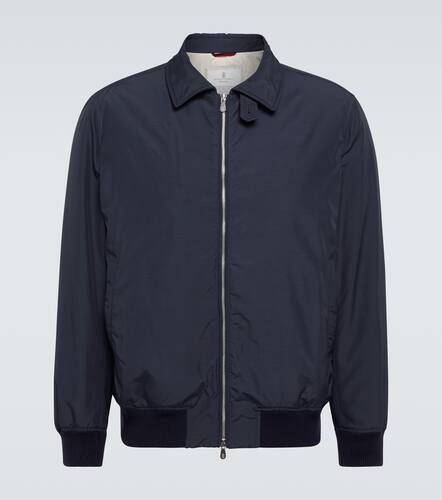 Technical poplin blouson - Brunello Cucinelli - Modalova