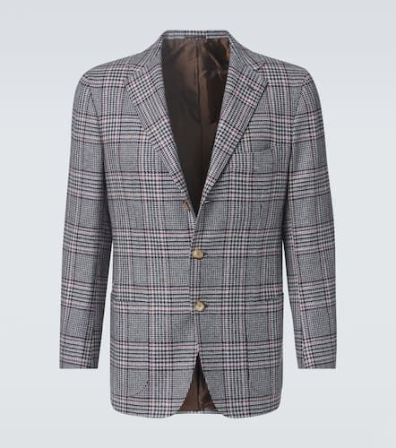 Kiton Blazer de cachemir a cuadros - Kiton - Modalova