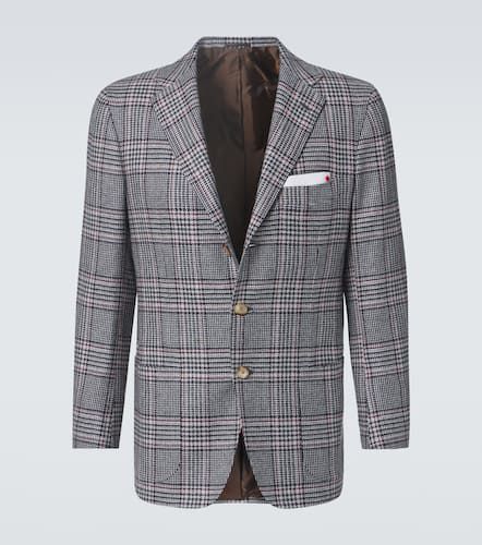 Kiton Blazer de cachemir a cuadros - Kiton - Modalova