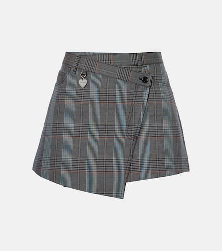 Irinna wool-blend plaid wrap skirt - Acne Studios - Modalova