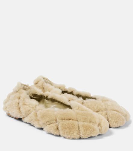 Baby quilted shearling ballet flats - Burberry - Modalova