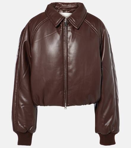 X Shoreditch Ski Club Tate faux leather bomber jacket - Agolde - Modalova