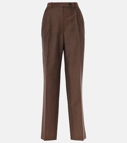 Pantaloni dritti Norbert in mohair e lana - The Row - Modalova