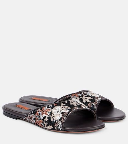 Missoni Lame leather mules - Missoni - Modalova