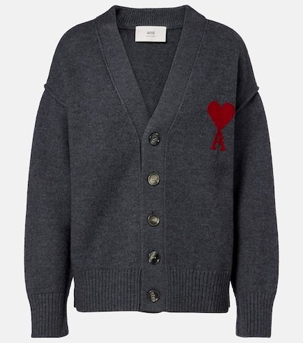 Ami de Cour virgin wool cardigan - Ami Paris - Modalova