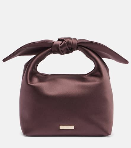 Bow Tie Small satin clutch - Aquazzura - Modalova